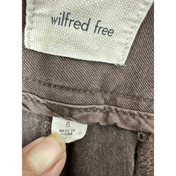Aritzia Wilfred Free Cargo Wide Leg Pull On Pants Woman’s6 Heathered - Picture 5 of 15